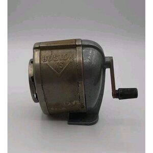 Vintage Boston KS 8 Hole Pencil Sharpener Manual Feed Wall or Desk Mounting